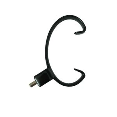 C-ring en caoutchouc brillant noir pour présentoir de montre
